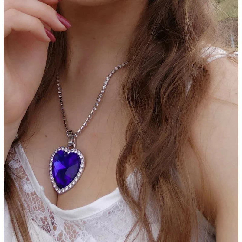 Titanic-inspired Heart of the Ocean Necklace