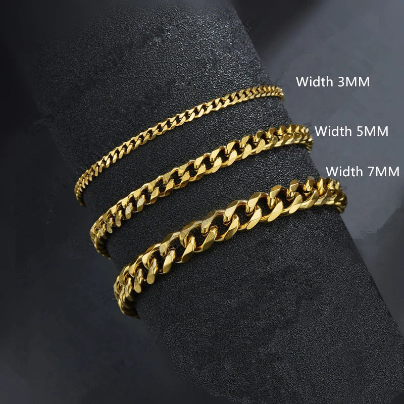 New Trendy Cuban Chain Men Bracelet