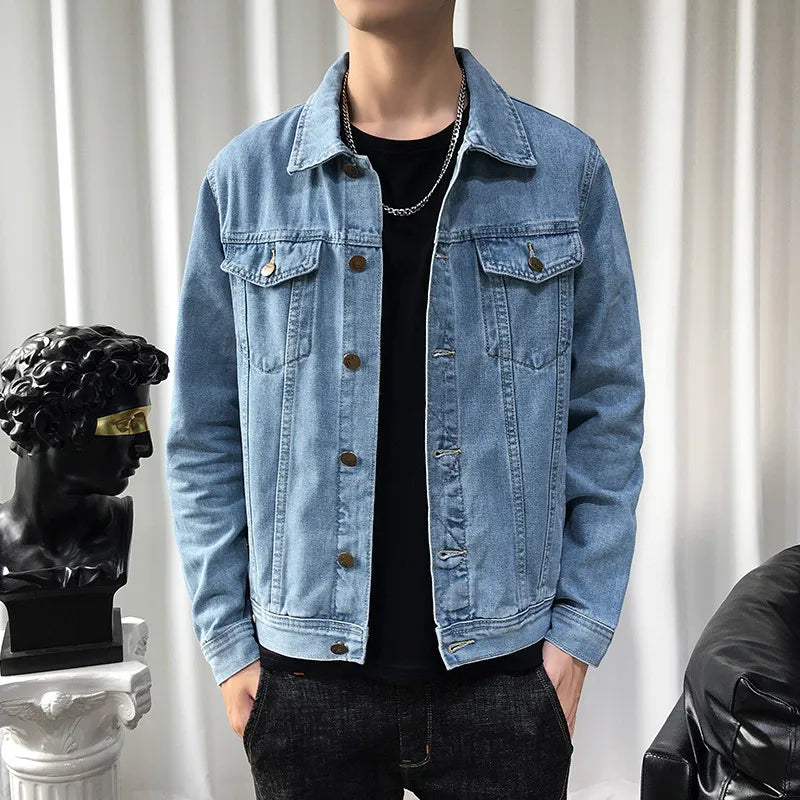 Spring Autumn Men Denim Jackets