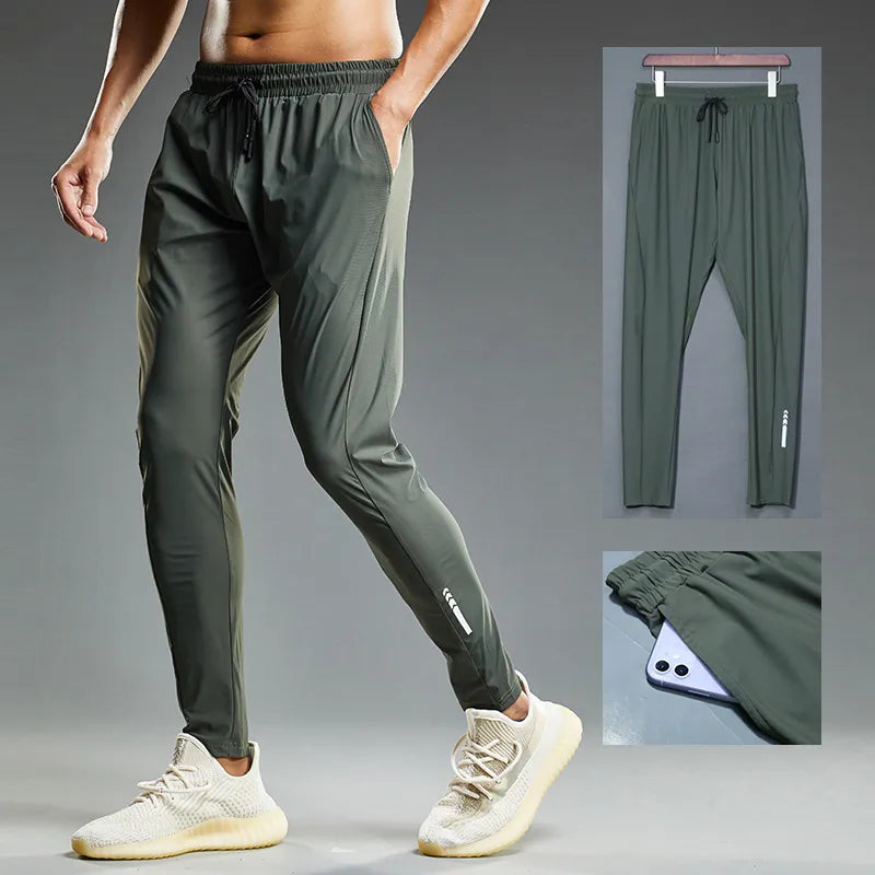 Summer Elastic Men's Running Sport Pants