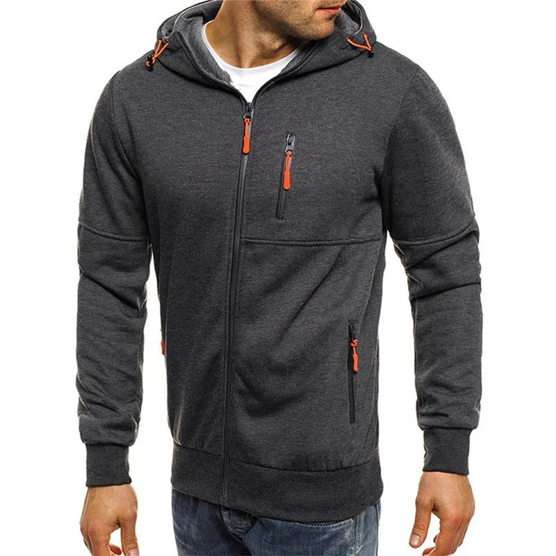 FGKKS Men's Zipper Fashion Hoodies