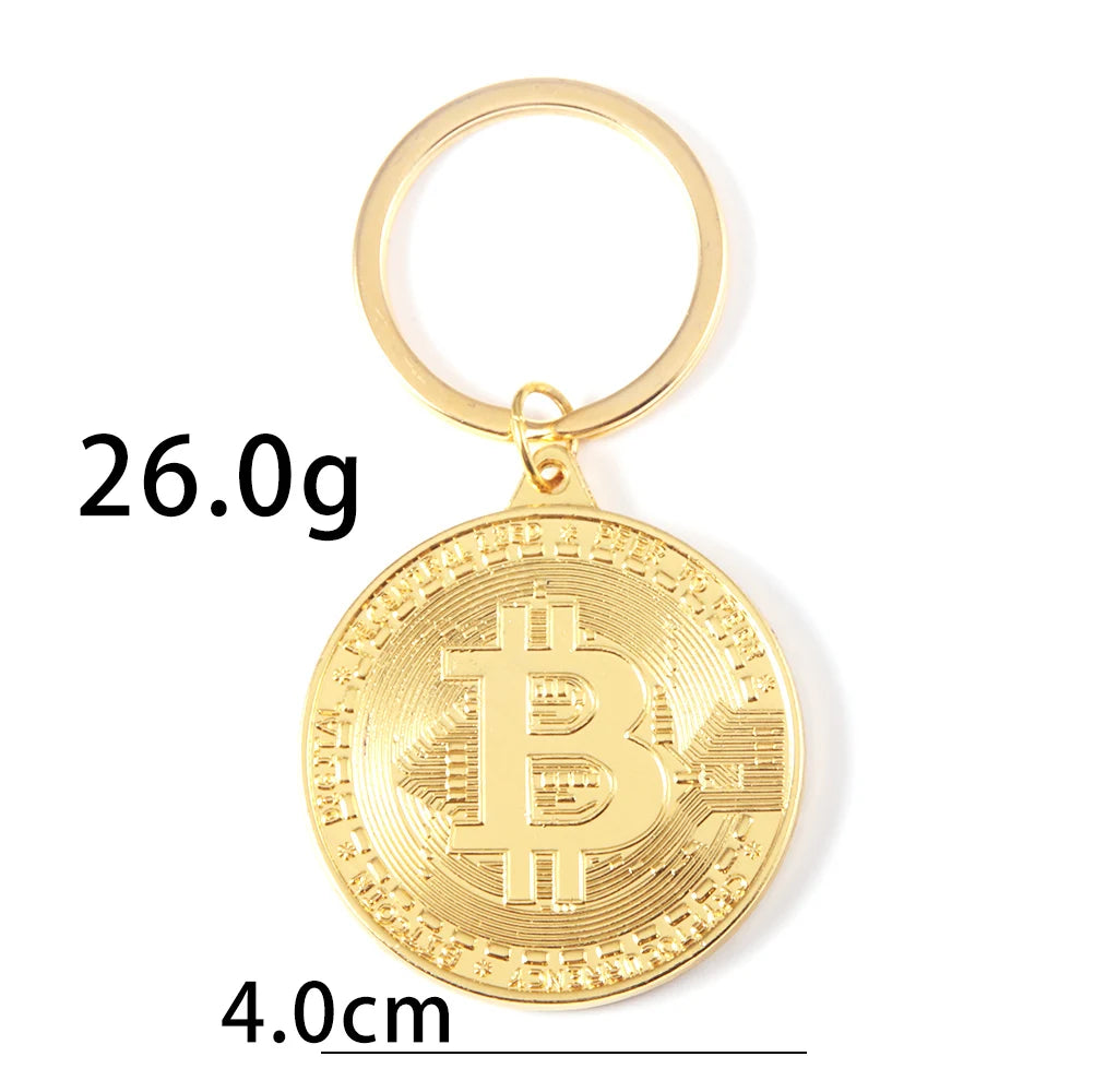 Unisex Bitcoin Keychain Music Band