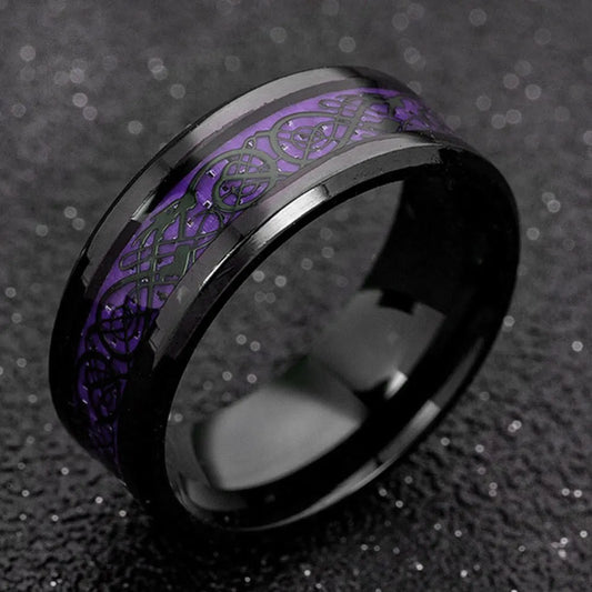 Fashion Men Stainless  Dragon Ring