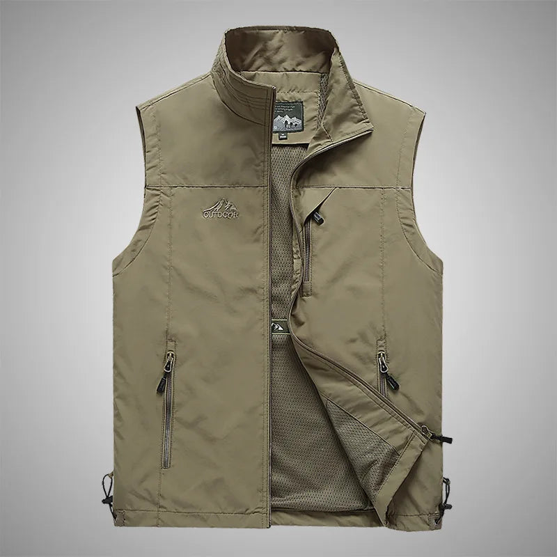 FGKKS Outdoor Leisure Casual Vest Jacket