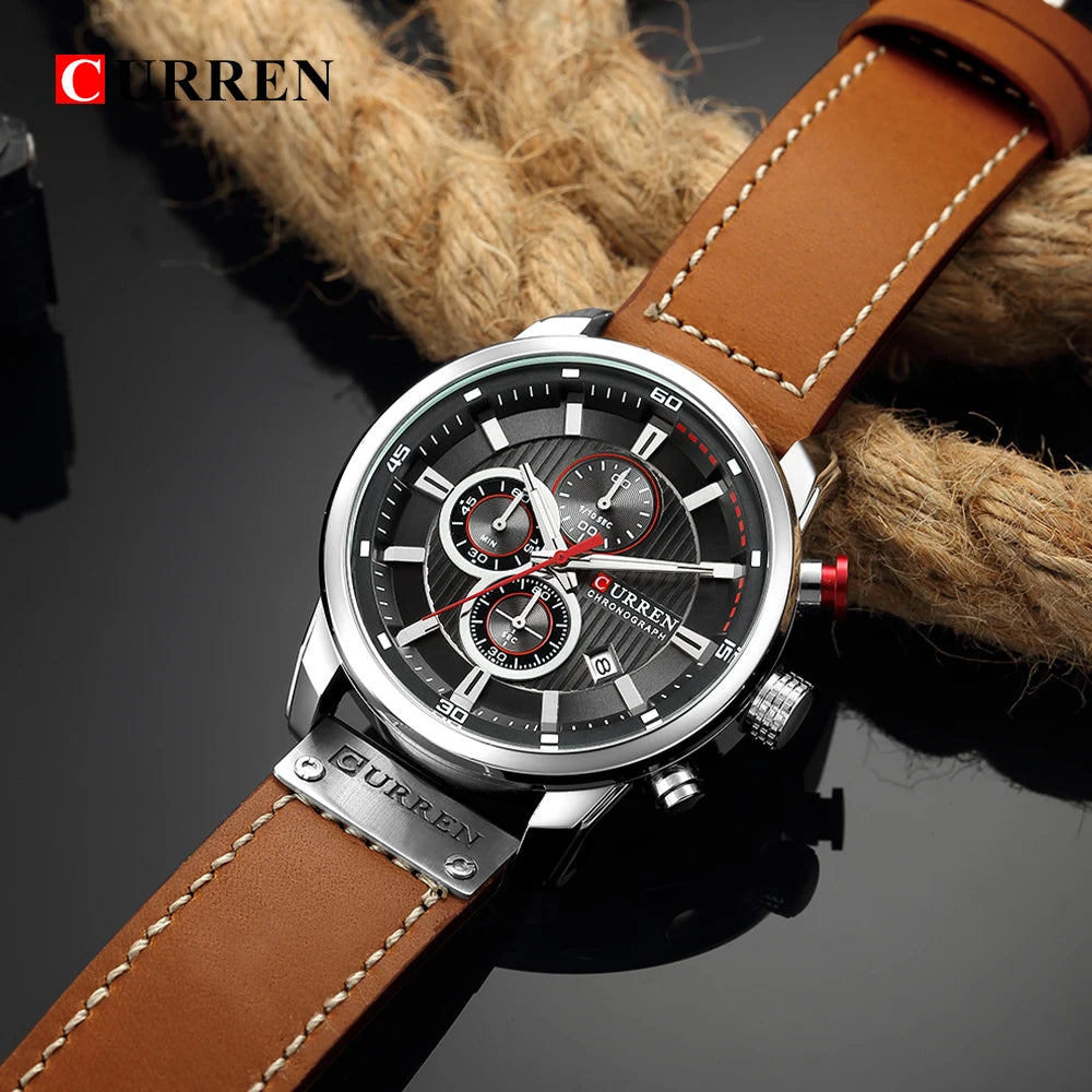 CURREN Fashion Date Quartz Men Watches