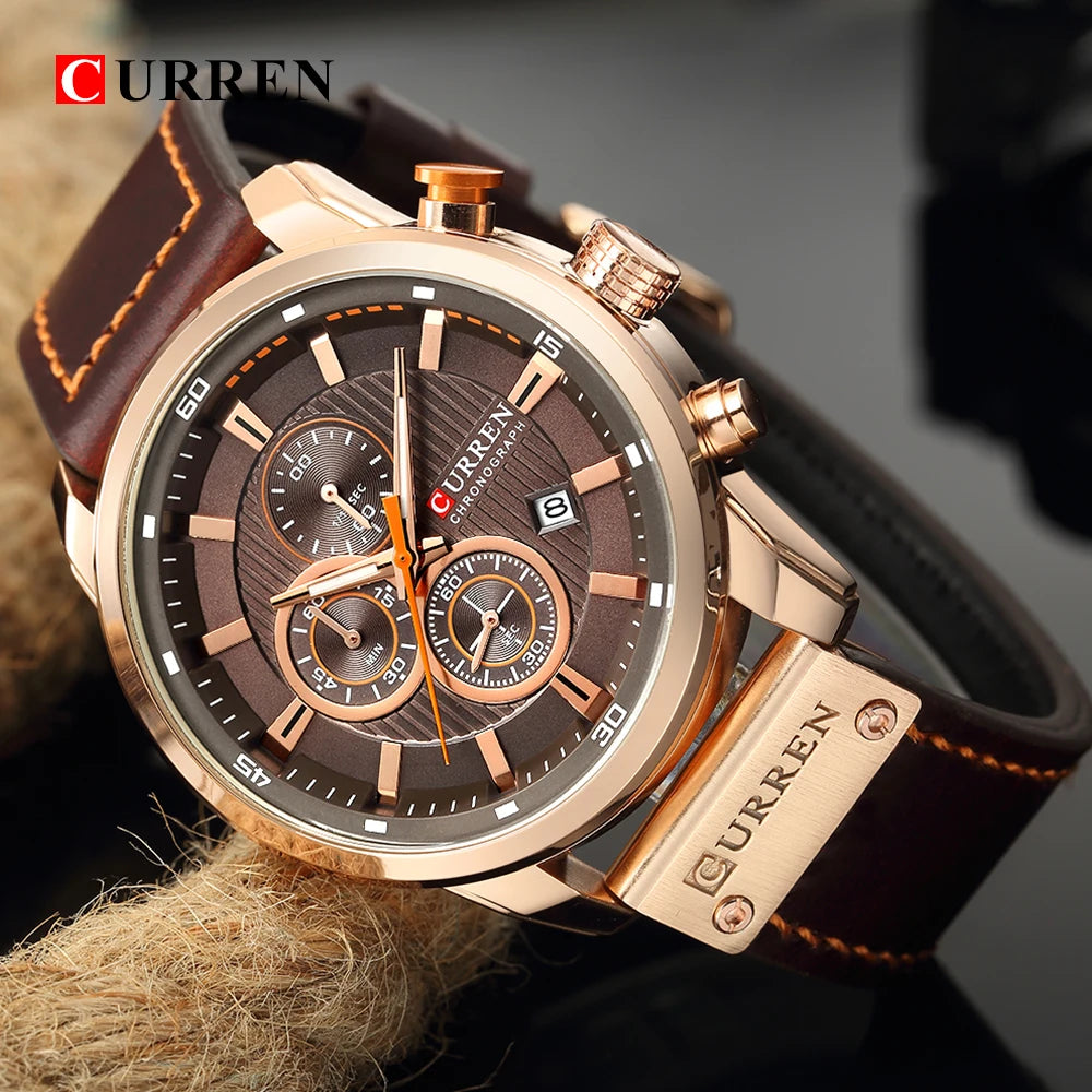 CURREN Fashion Date Quartz Men Watches