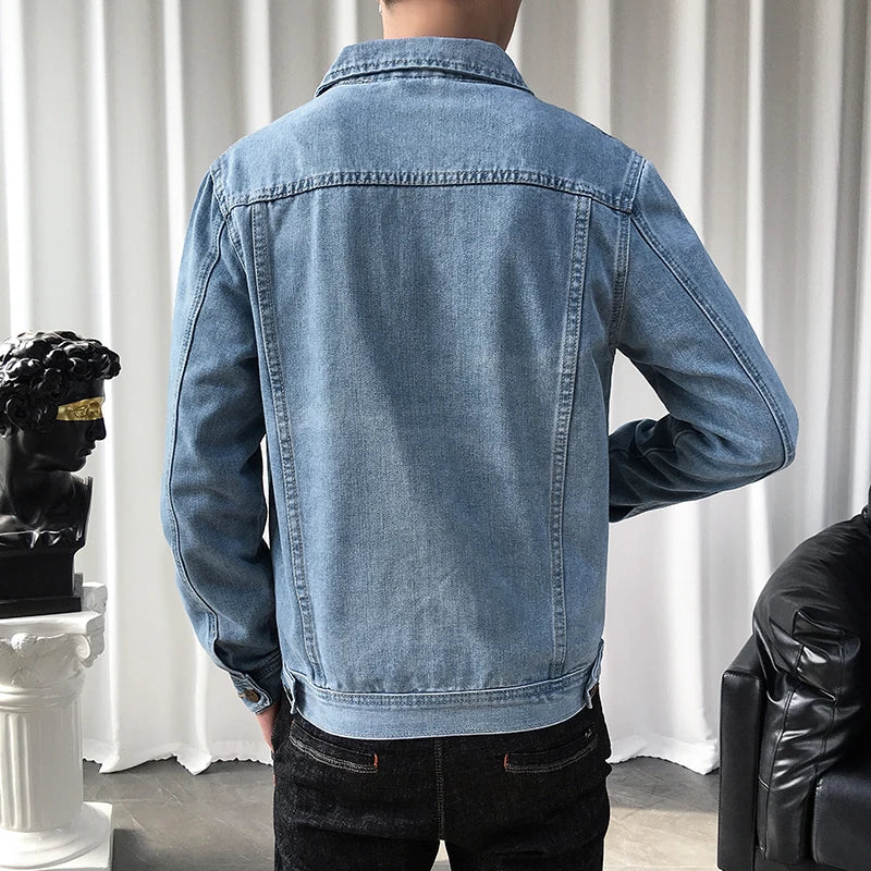 Spring Autumn Men Denim Jackets