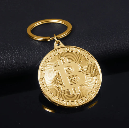 Unisex Bitcoin Keychain Music Band