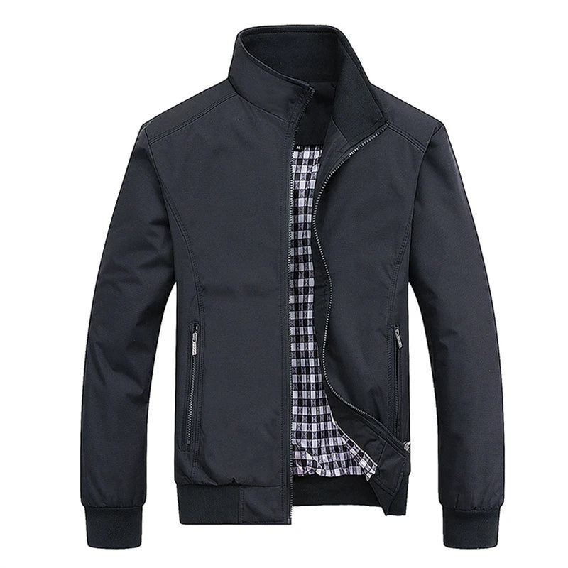 Spring Autumn Men Casual Slim Bomber Jacket