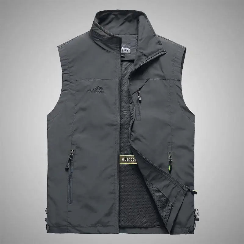 FGKKS Outdoor Leisure Casual Vest Jacket