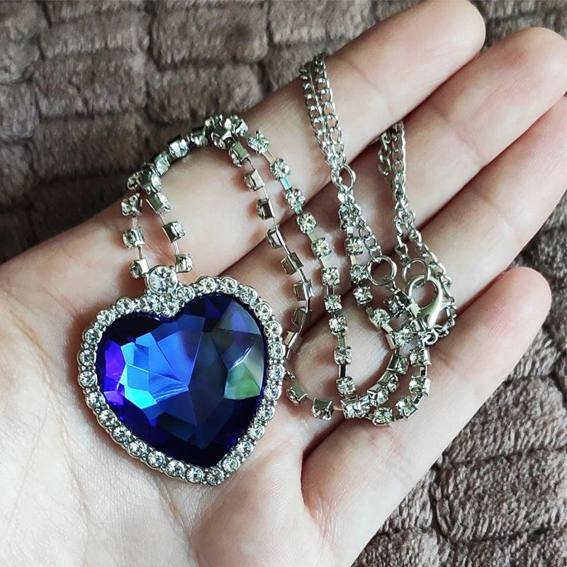 Titanic-inspired Heart of the Ocean Necklace