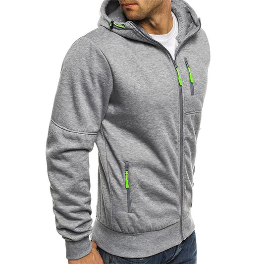 FGKKS Men's Zipper Fashion Hoodies