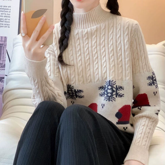 Youth Western Style Cable-Knit Sweater