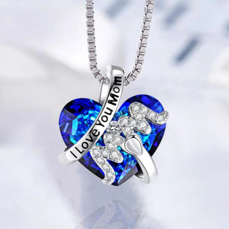 Luxury Fashion "Mom" Pendant Necklace