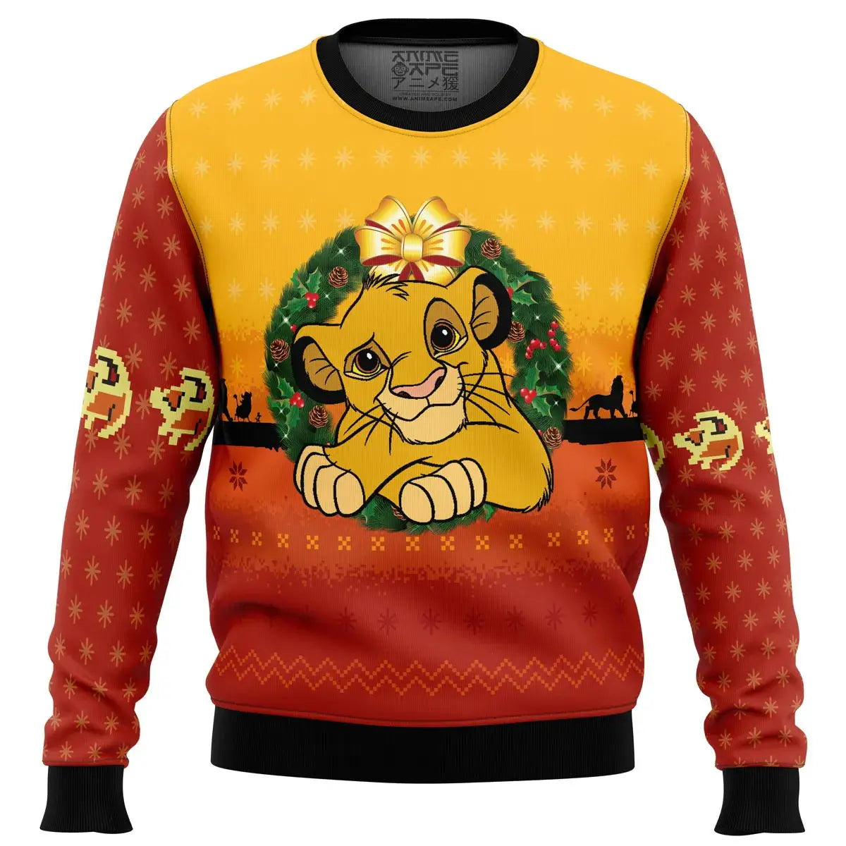 Young Simba Ugly Christmas Sweater