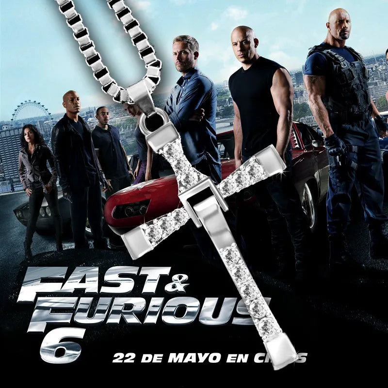 Dominic Toretto The Fast and The Furious Cross Necklace Pendant