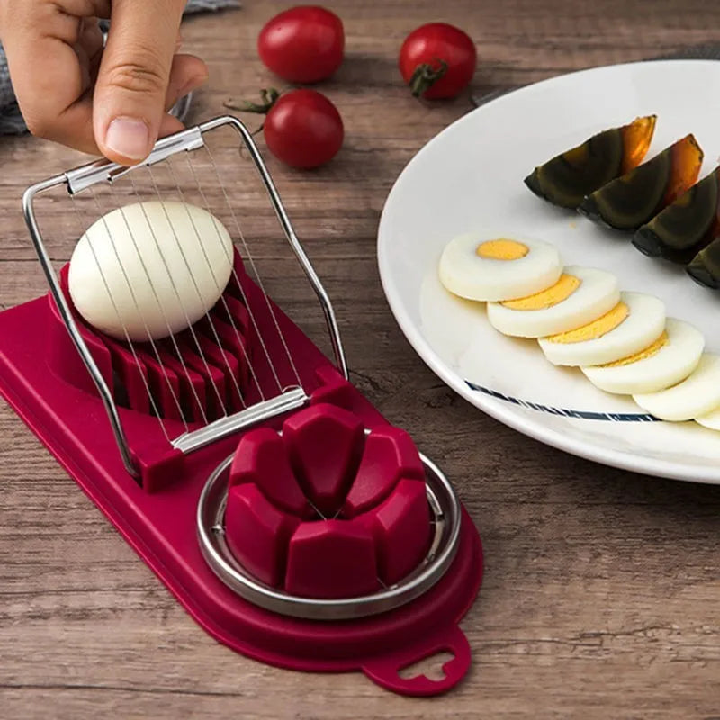 Multifunctional Stainless Steel Egg Cutter