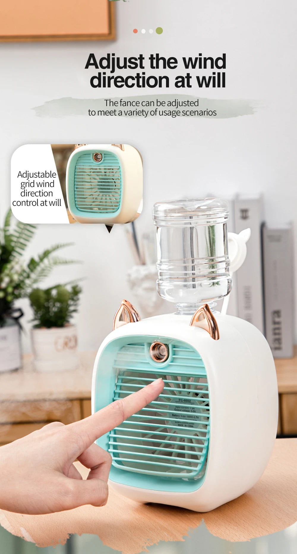 Portable Mini Air Conditioner Fan