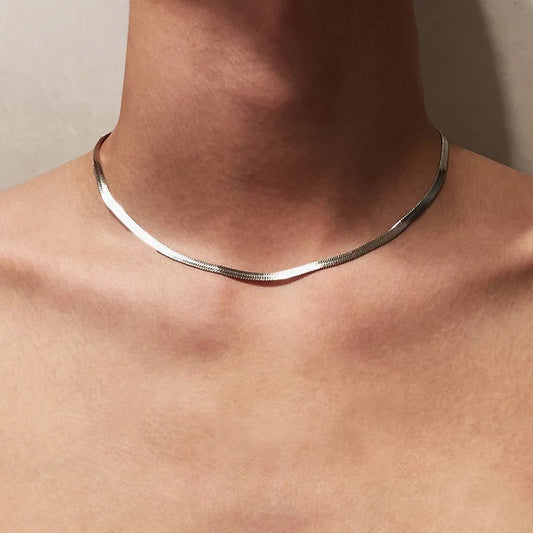 Homme Blade Stainless Steel Punk Choker Neck Chain