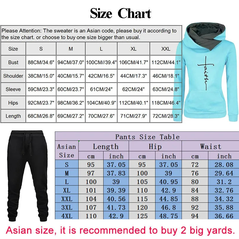 Women's Two Piece Tracksuit Set