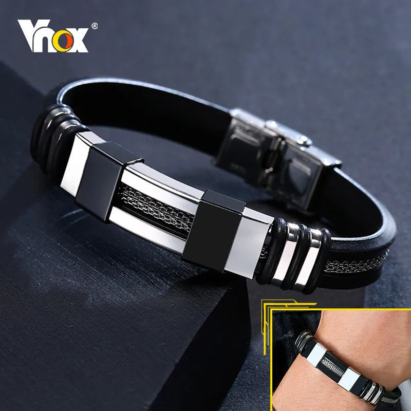 Vnox Stainless Steel Rudder Bracelet