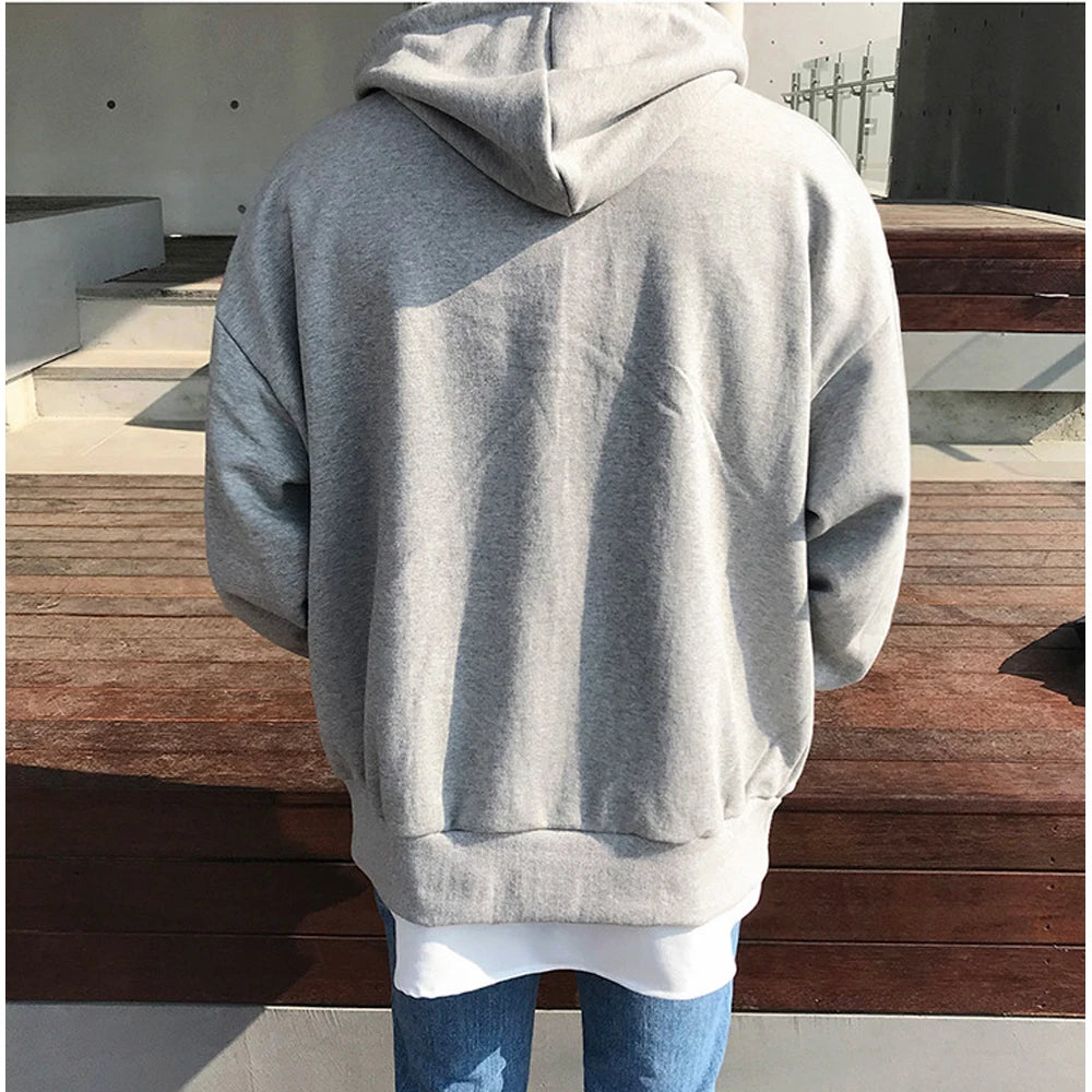 Oversized  Long Sleeve Zipper Hoodies