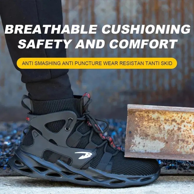 Puncture-Proof Work Sneakers