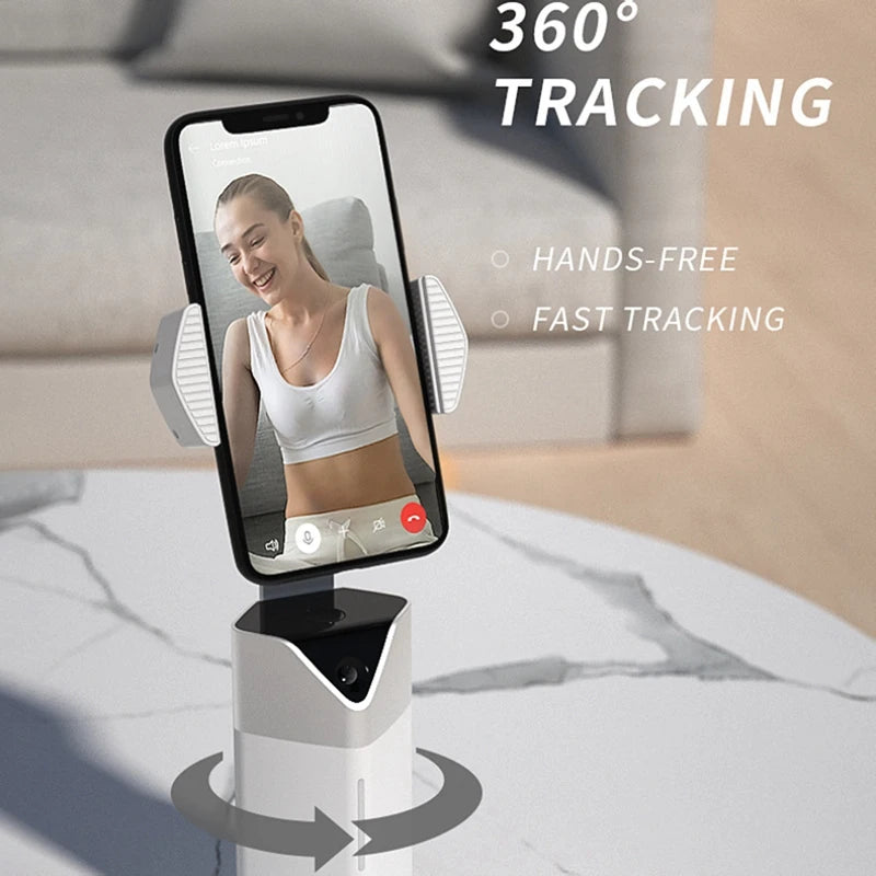 Retail AI 360° Rotation Auto Tracking Smartphone Holder Tripod