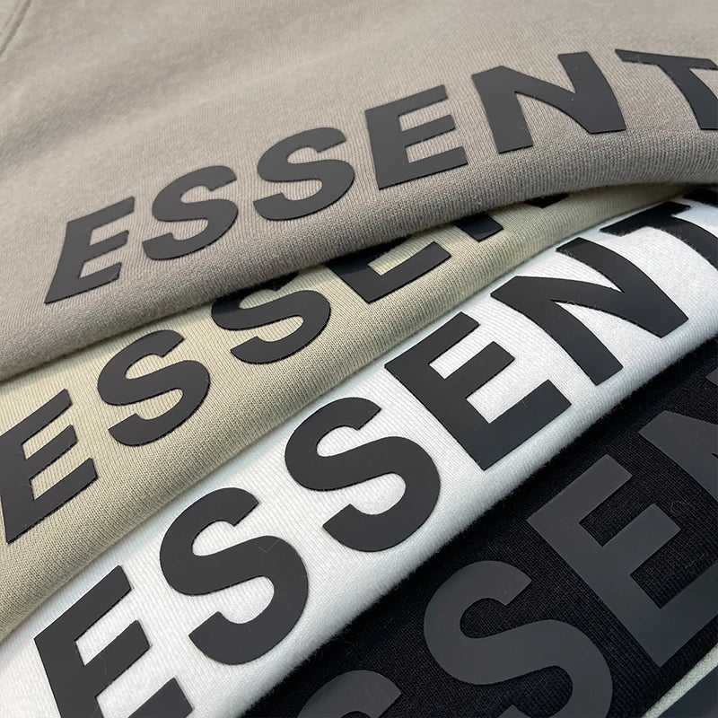 ESSENTIALS Reflective Letter Printing Hoodies