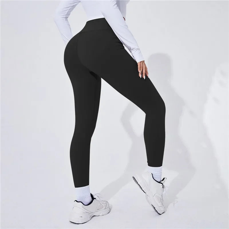 High Waist Yoga Warm Leggins Sports Tights