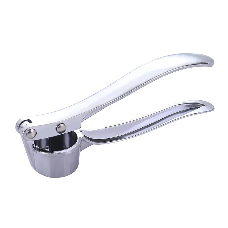 Kitchen Stainless Steel Garlic Smasher Squeezer Manual Press