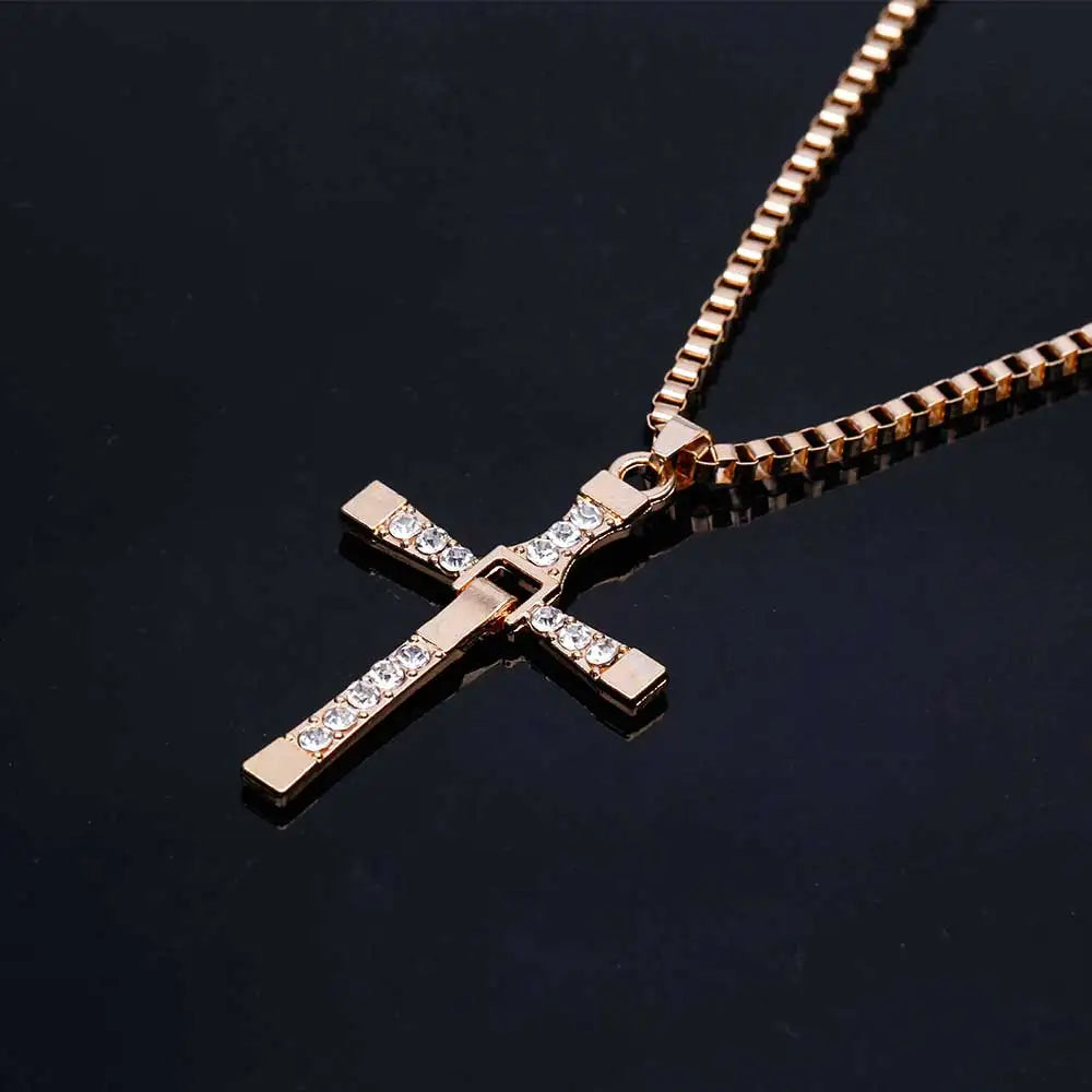 Dominic Toretto The Fast and The Furious Cross Necklace Pendant