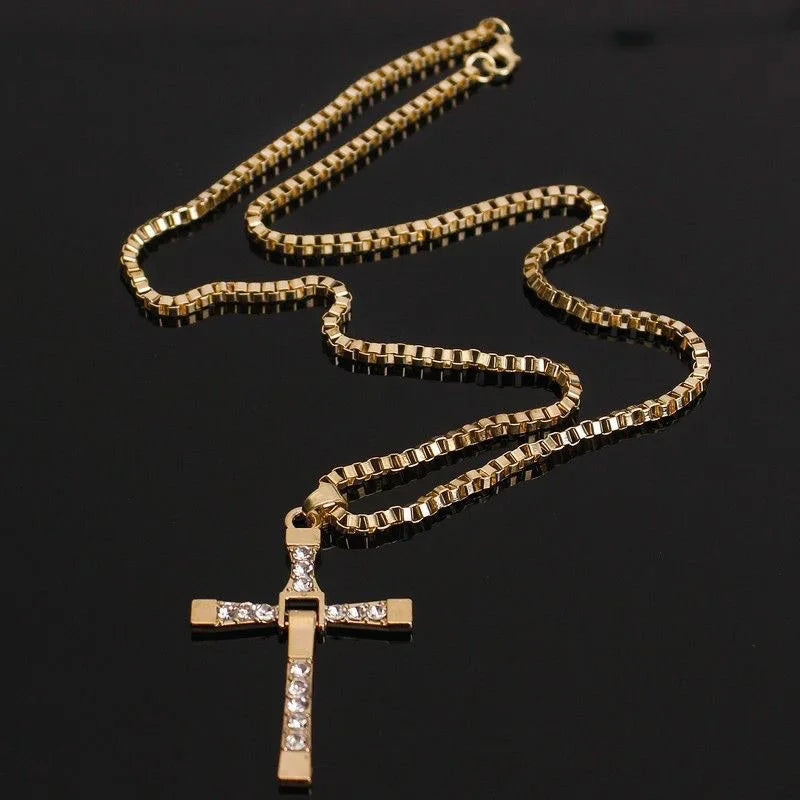 Dominic Toretto The Fast and The Furious Cross Necklace Pendant