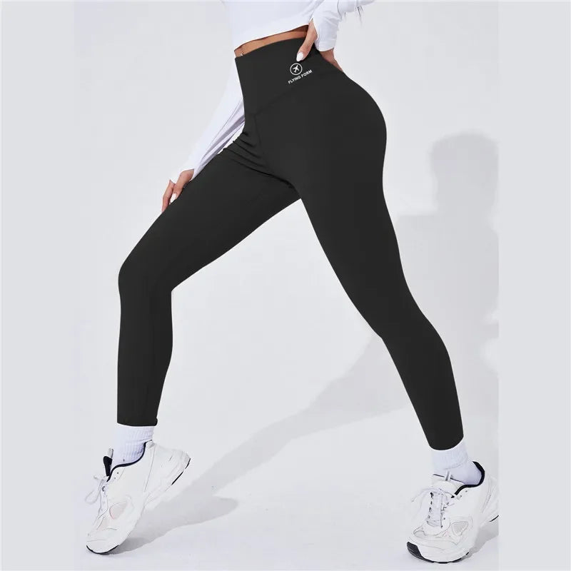 High Waist Yoga Warm Leggins Sports Tights