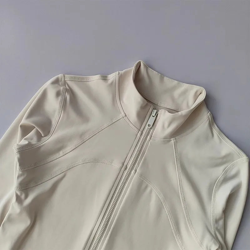 Women's Quick-drying Long Sleeve Sports Jacket.