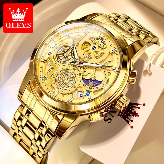 OLEVS Men's Luxury Quartz Watch