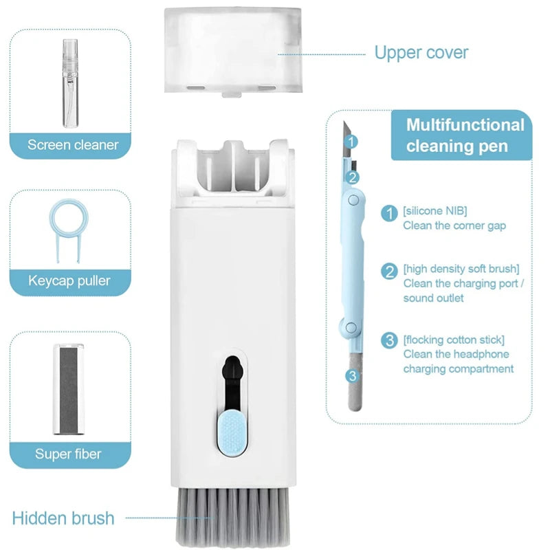 Computer Keyboard Cleaner  Earphone Cleaning Brush Kit