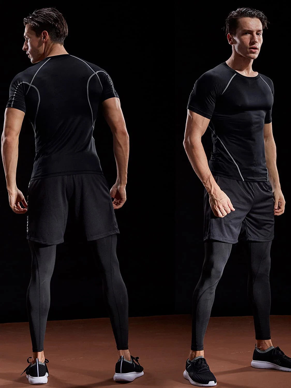 Compression Men Summer Sportswear Running T-shirt