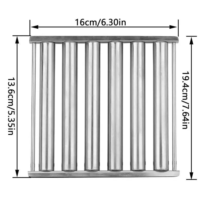 Barbecue Sausage Grilling Rack Roller BBQ Picnic Camping BBQ Hot Dog Grill Pan Home Kitchen Sausage Roller Rack Accessories