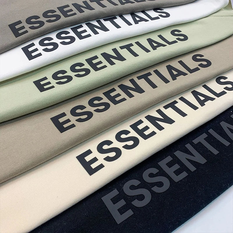 ESSENTIALS Reflective Letter Printing Hoodies