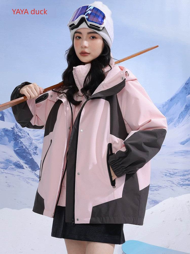 Duck and Duck Two-Piece Set Shell Jacket Short Sports down Jacket