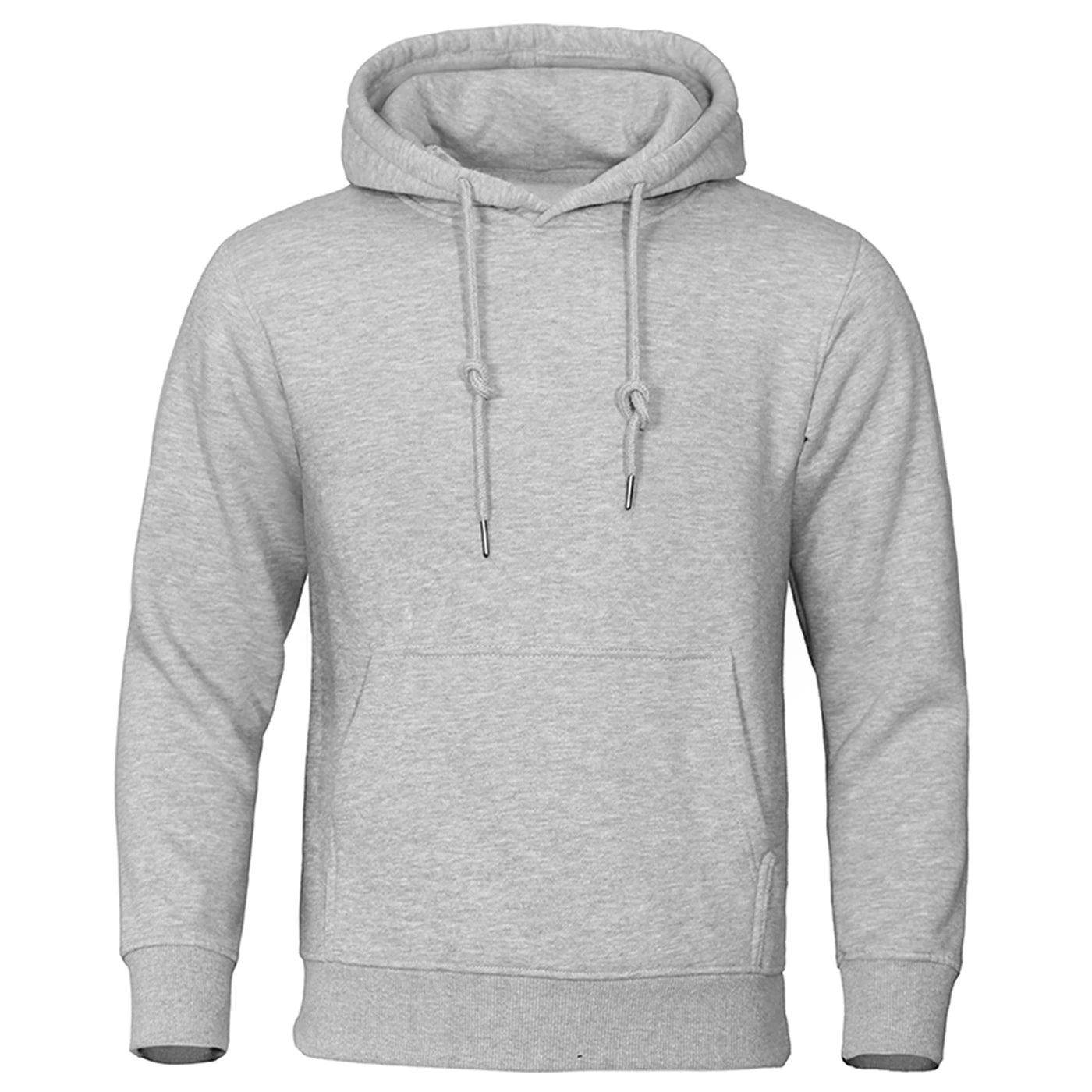 Solid Color Men Hoodies