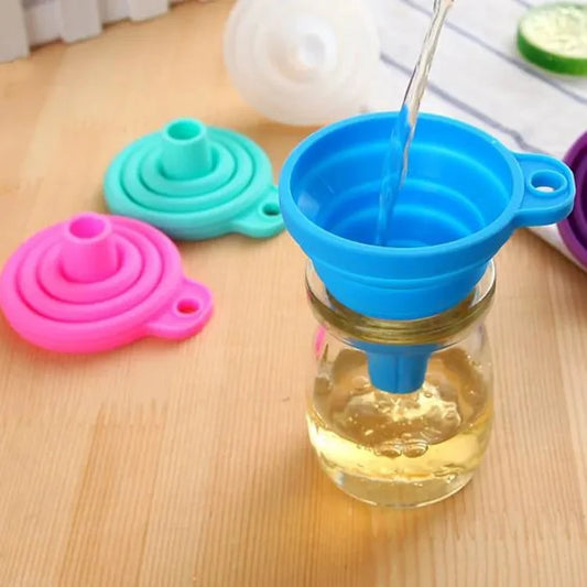 Foldable Silicone Collapsible Portable Funnels