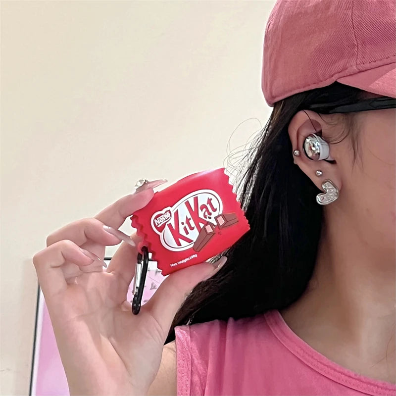 Samsung Galaxy Buds with our Kitkat Chocolate Chip Cookies wireless earphone case