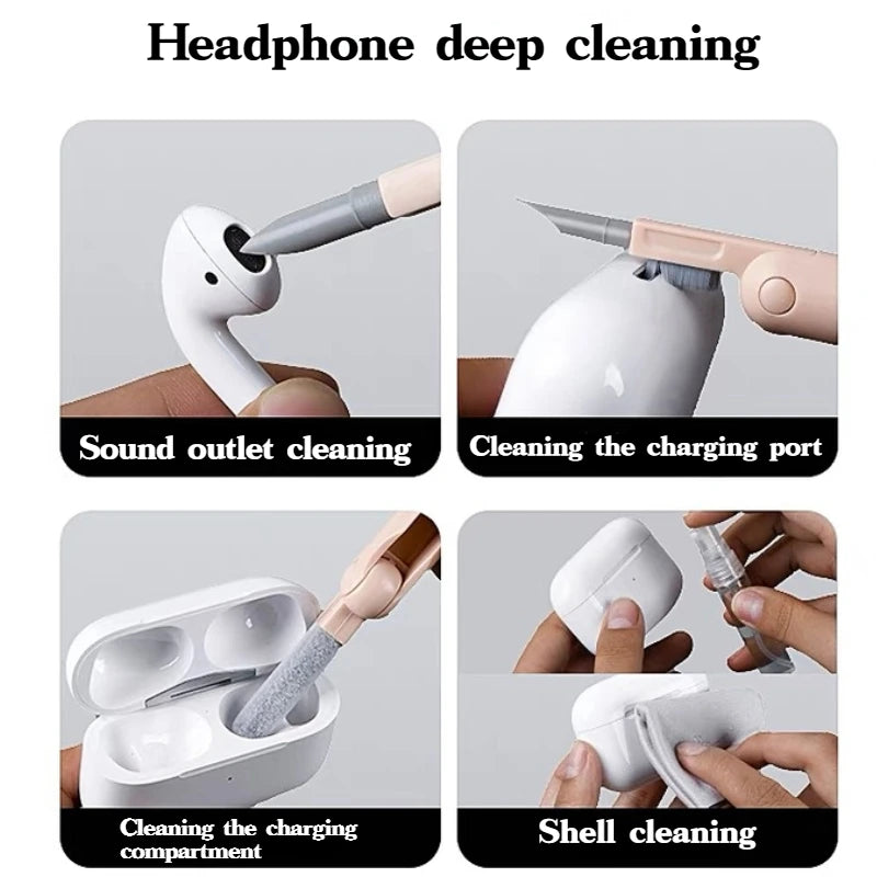 Computer Keyboard Cleaner  Earphone Cleaning Brush Kit