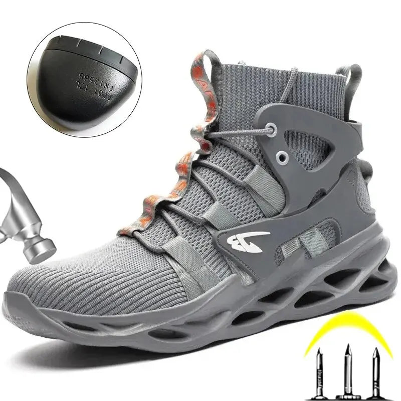 Puncture-Proof Work Sneakers