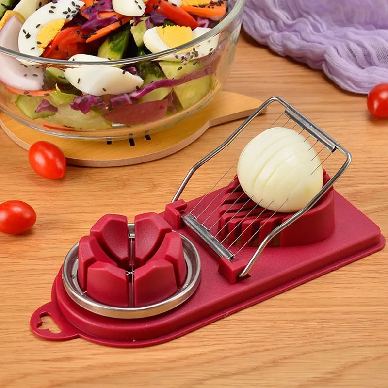 Multifunctional Stainless Steel Egg Cutter