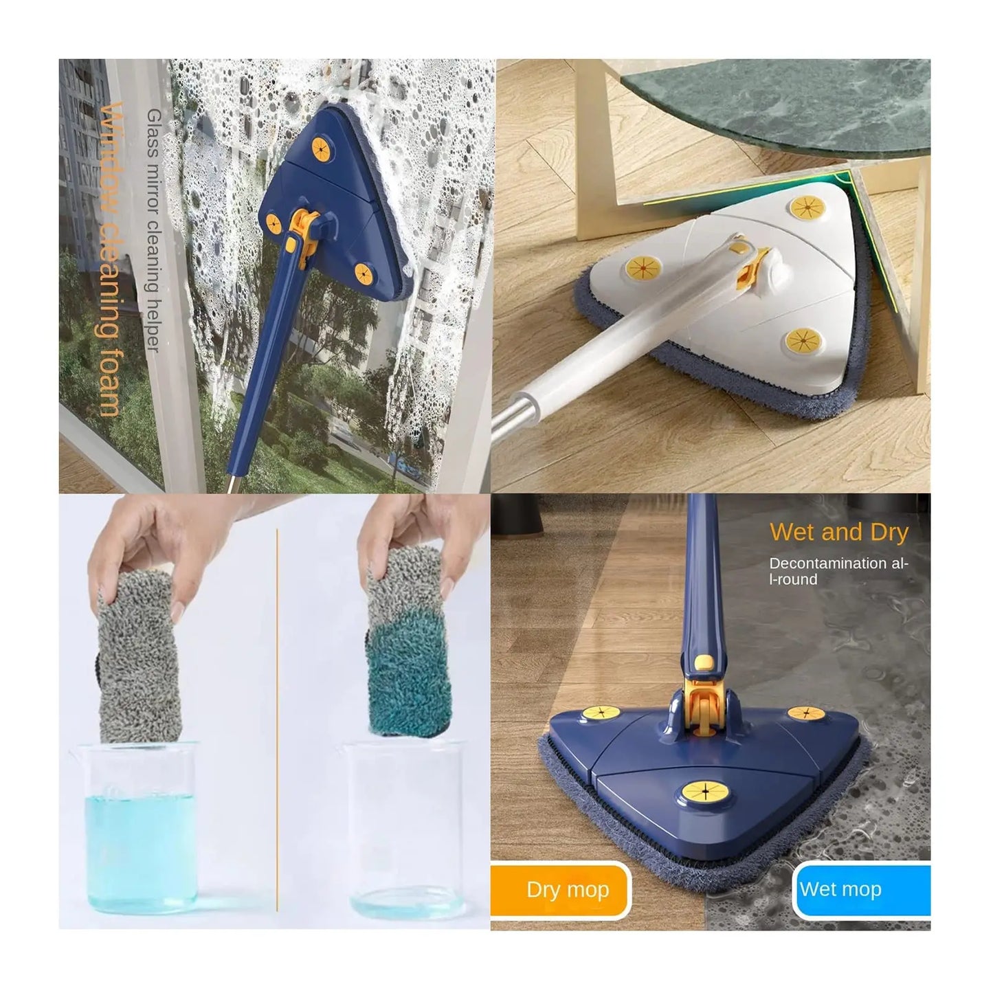 Telescopic Triangle Mop