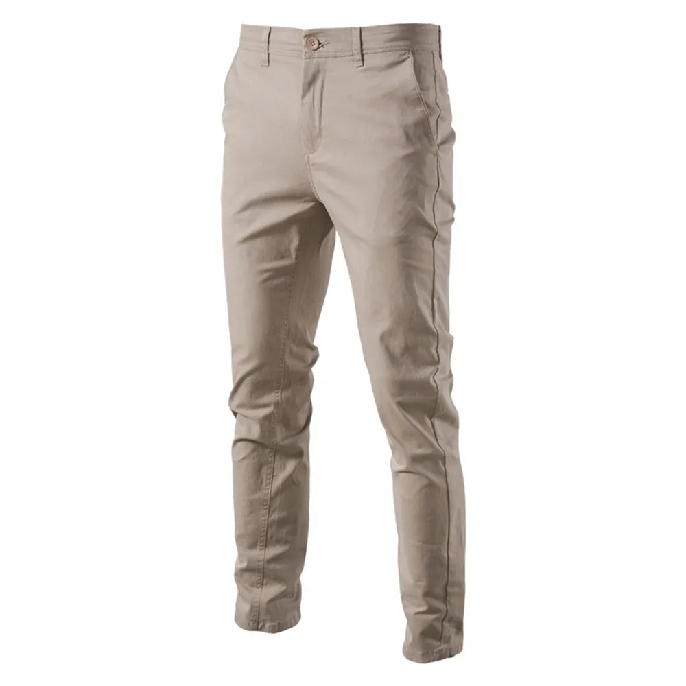 AIOPESON Casual Cotton Men Trousers